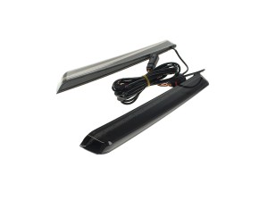 Hoglights Saddlebag LED Lights. Red Run/Brake, Amber Turn, Smoke Lens. Fits Touring 2014up with HD Extended Bags. Hoglights Saddlebag LED Lights. Red Run/Brake, Amber Turn, Smoke Lens. Fits Touring 2014up with HD Extended Bags.