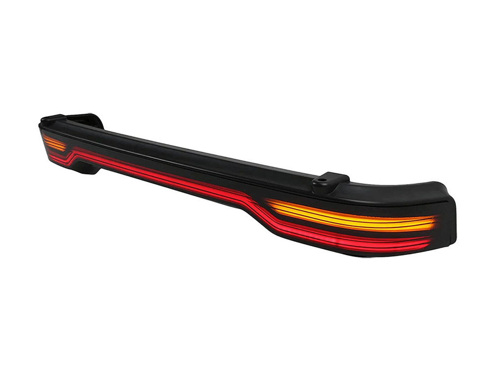 Hoglights Tour Pak Light Bar – Amber Turn, Red Run/Brake, Black Housing, Smoke Lens. Fits Touring 2014up.
