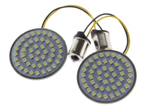 Hoglights LED Amber Turn Signal Inserts. Fits Front and Rear on most Models With OEM Bullet Style Indicators 2002up. Hoglights LED Amber Turn Signal Inserts. Fits Front and Rear on most Models With OEM Bullet Style Indicators 2002up.