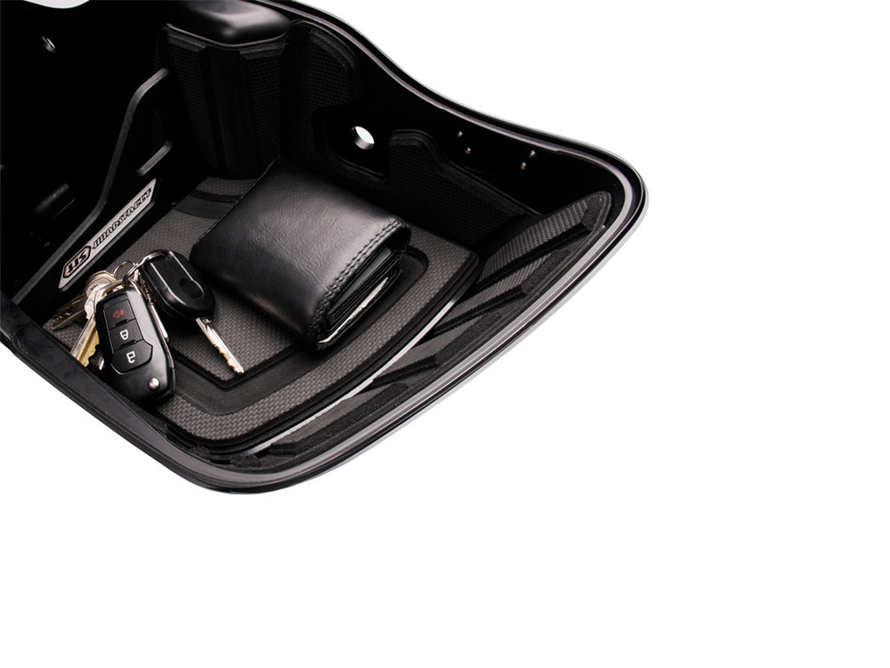 Hard Street Ryt-There Saddle Bag Shelf – Grey. Fits Touring 2005-2013 Left & Right Bags.