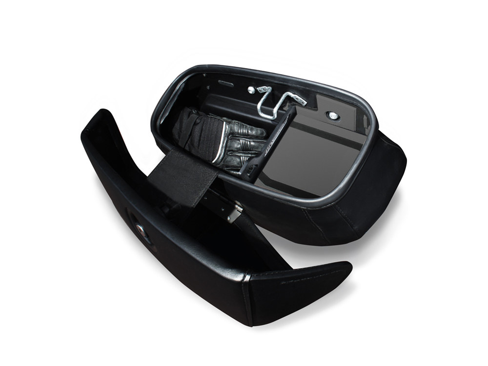 Hard Street Ryt-There Saddle Bag Shelf – Charcoal. Fits Heritage Softail 2018up Left & Right Bags.