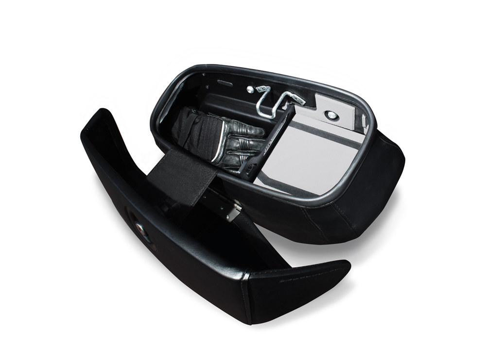 Hard Street Ryt-There Saddle Bag Shelf – Grey. Fits Heritage Softail 2018up Left & Right Bags.