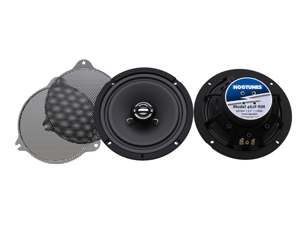 Hog Tunes AUDIO Hogtunes 6.5in. Front Speakers. Fits Street Glide, Limited Ultra, Road Glide, Limited Road Glide Ultra & Road Glide Ultra 2014-2023