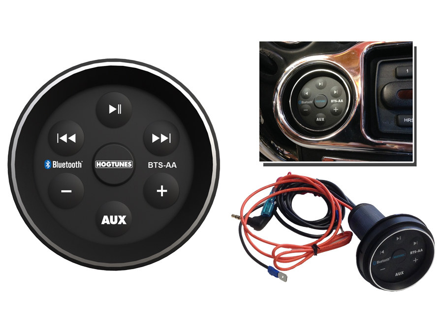 Hog Tunes AUDIO Wireless Bluetooth Receiver. Fits Touring 1999-2013.