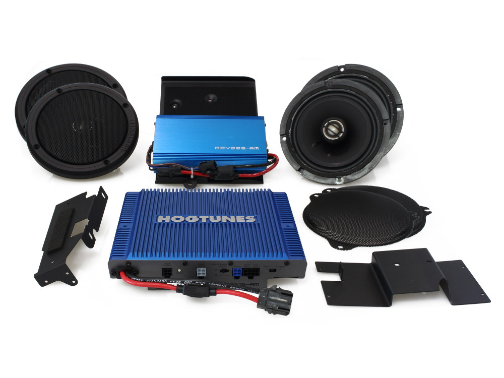 Hog Tunes AUDIO Hogtunes G4, 300 Watt Dual Amp x 6 Speaker Kit. Fits Limited Ultra, Tri Glide Ultra & Road Glide Ultra  2014-2023