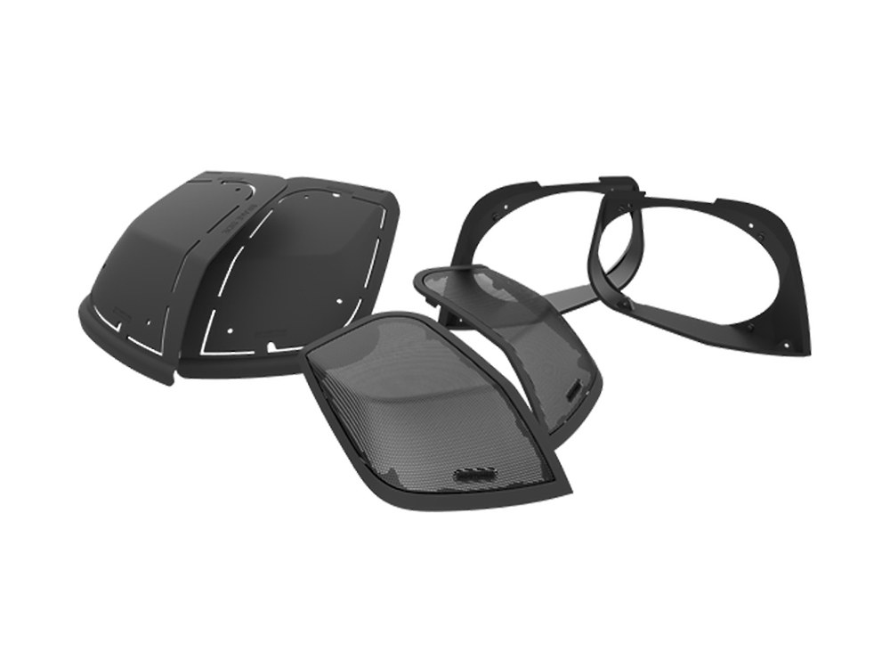 Saddlebag Lids; Retro Install Kit
