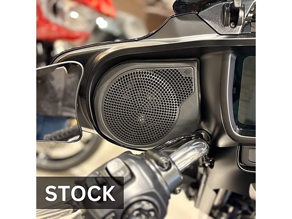 Hog Tunes AUDIO Upgraded Metal Mesh Speaker Grills – Black. Fits Street Glide 2024up