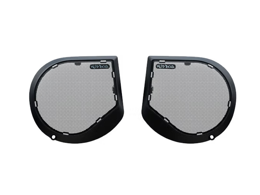 Hog Tunes AUDIO Upgraded Metal Mesh Speaker Grills – Black. Fits Street Glide 2024up