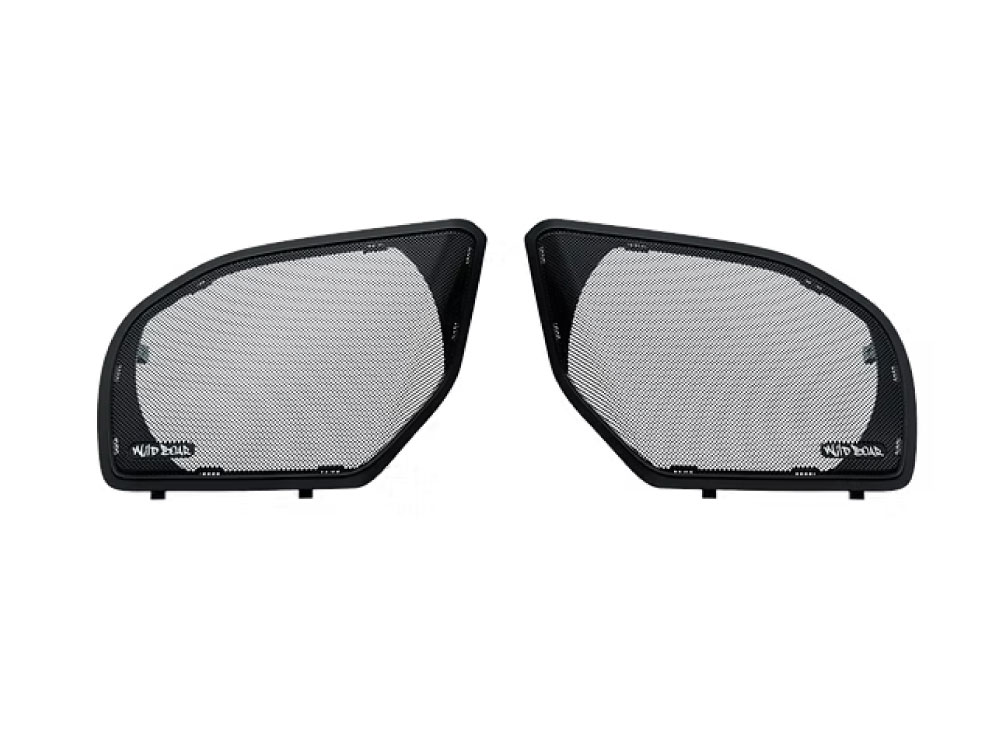 Hog Tunes AUDIO Upgraded Metal Mesh Speaker Grills – Black. Fits Road Glide 2024up
