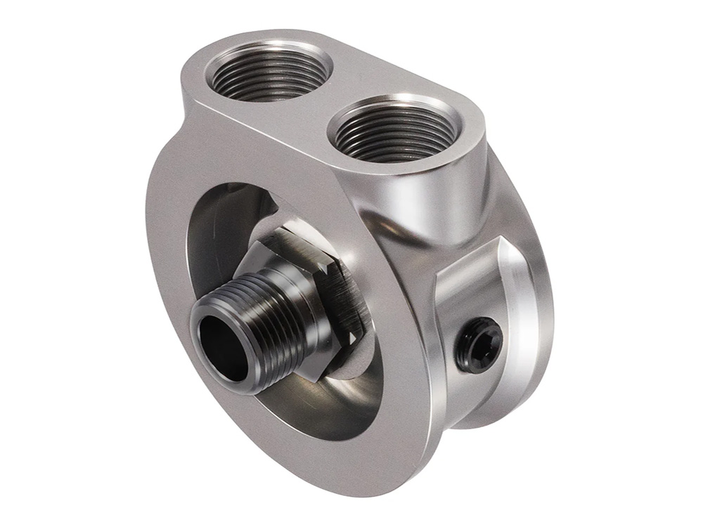 Jagg Oil Coolers Oil Cooler Adaptor with By-pass. Fits Evolution Big Twin 1984-1999, Sportster 1986-2021 & Buell