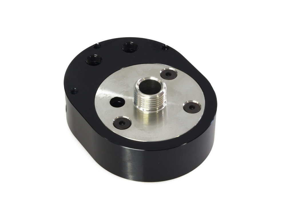 Jagg Oil Coolers Oil Cooler Adaptor with By-pass. Fits most Twin Cam 1999-2017.