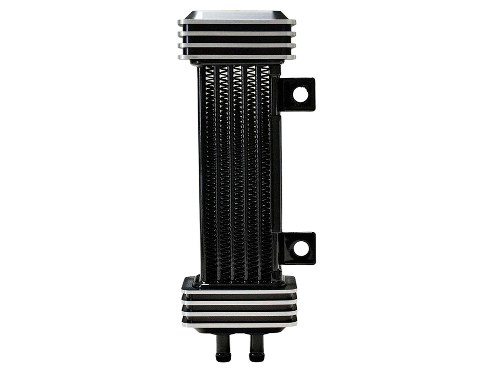 Jagg Oil Coolers 6-Row Vertical Deluxe Oil Cooler Kit. Fits Sportster 1986-2021