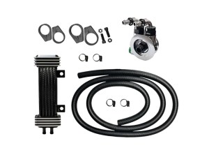 Jagg Oil Coolers 6-Row Vertical Deluxe Oil Cooler Kit. Fits Sportster 1986-2021 Jagg Oil Coolers 6-Row Vertical Deluxe Oil Cooler Kit. Fits Sportster 1986-2021