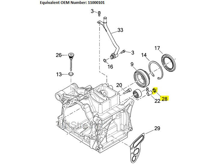 Seal; Shift Shaft M8%2717up