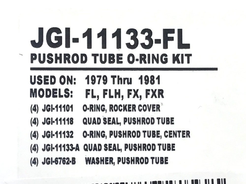 P/Rod Tube O%27Ring Kit; BT%27L79-E84