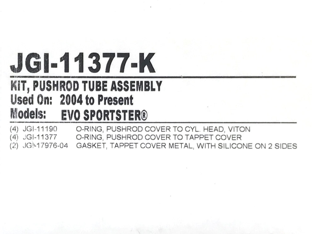 P/Rod; Tube Seal Kit; XL%2704-21