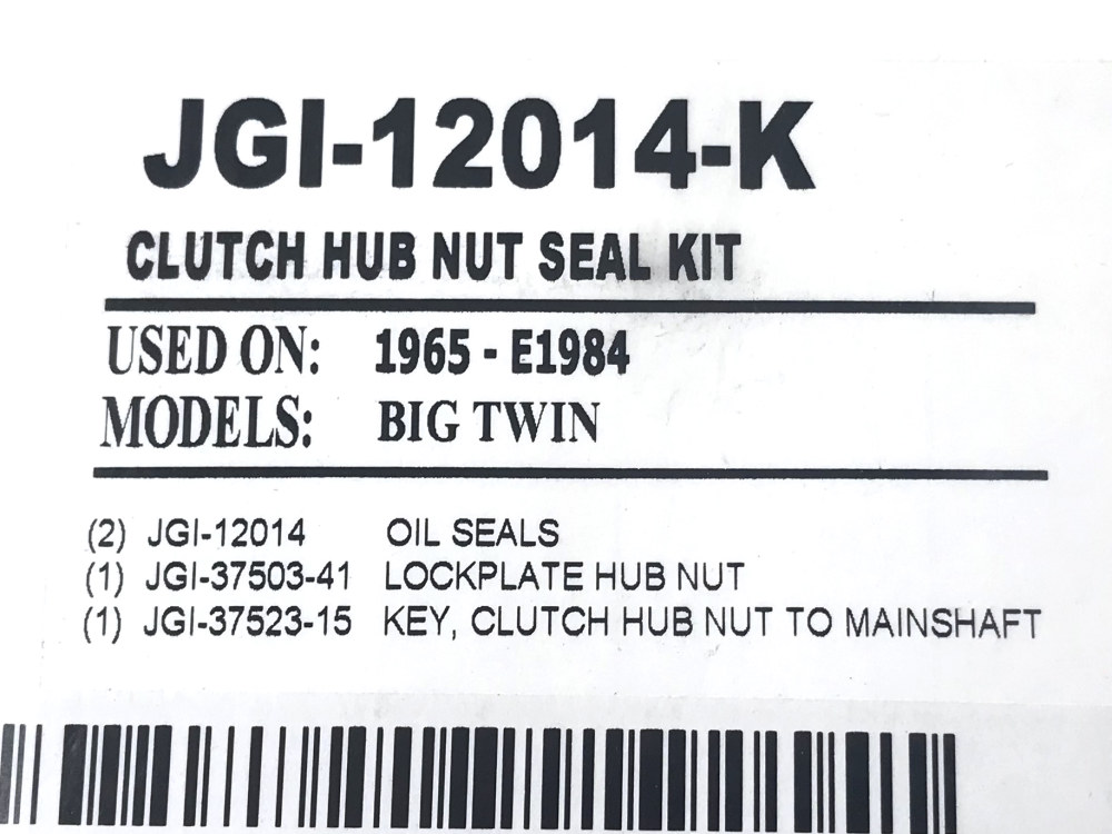 Seal Kit; Clutch Hub Nut BT%2736-E84