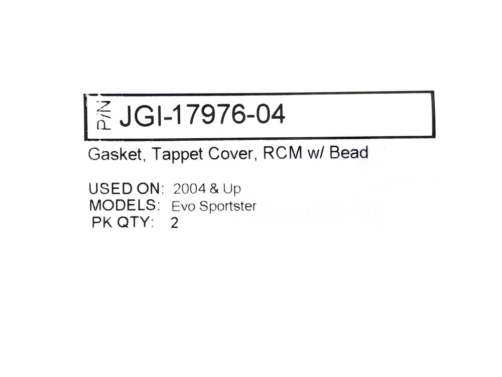 Gasket; Tappet Cvr XL%2704-21