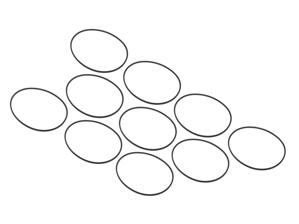 James Gaskets Inc Derby Cover O’Ring – Pack of 10. Fits Sportster 1994-2021.