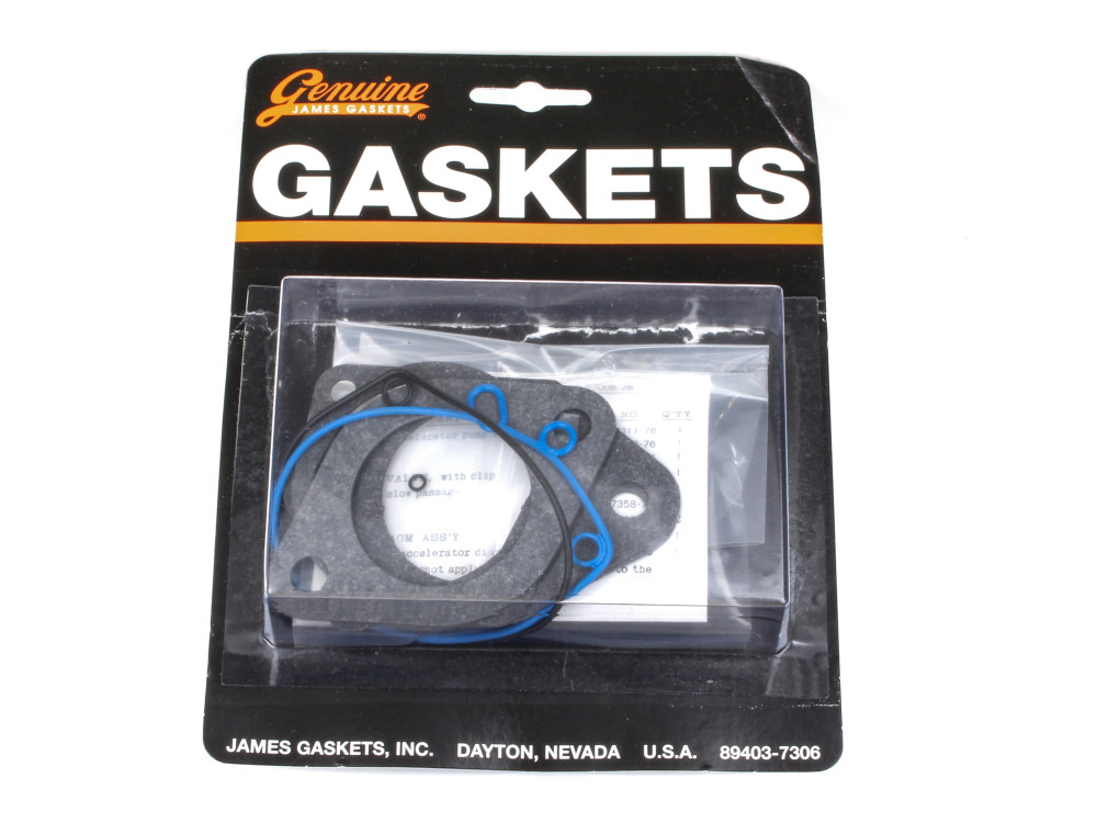 James Gaskets Inc Keihin Carburetor Rebuild Kit. Fits Big Twin 1976-1989 & Sportster 1976-1987.