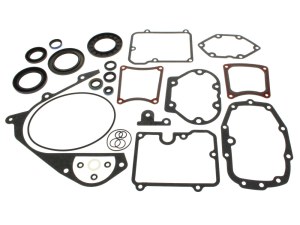 James Gaskets Inc Transmission Gasket Kit. Fits 5Spd Touring 1980-1992, Softail 1986-1999 & FXR 1982-1994. James Gaskets Inc Transmission Gasket Kit. Fits 5Spd Touring 1980-1992, Softail 1986-1999 & FXR 1982-1994.