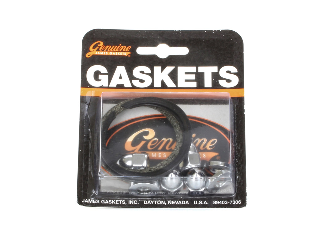 James Gaskets Inc Exhaust Gasket Kit with Race/Screamin Eagle Style Gaskets. Fits Big Twin 1984up & Sportster 1986-2021.