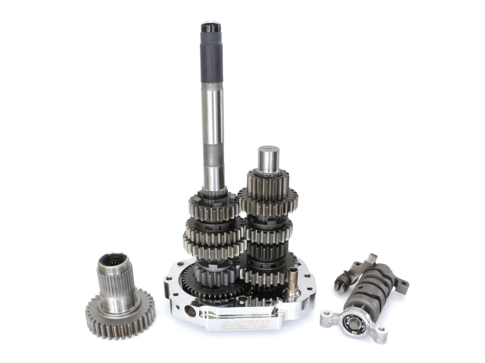 Jims 6 Speed Overdrive Transmission Cassette. Fits Softail 2000-2006, Dyna 2001-2005 & Touring 2001-2006