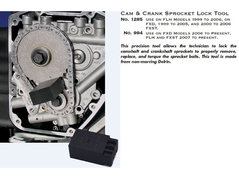 Tool; Cam Gear Locking, T/Cam%2707-17