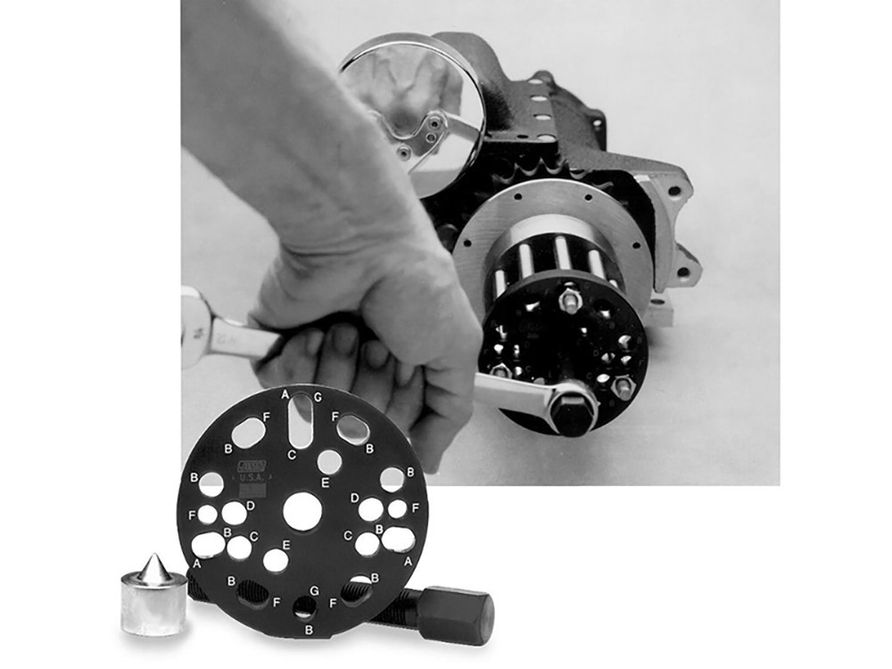 Jims Clutch Hub Puller Tool. Use on Big Twin 1936-1989 & Sportster 1954-1989.