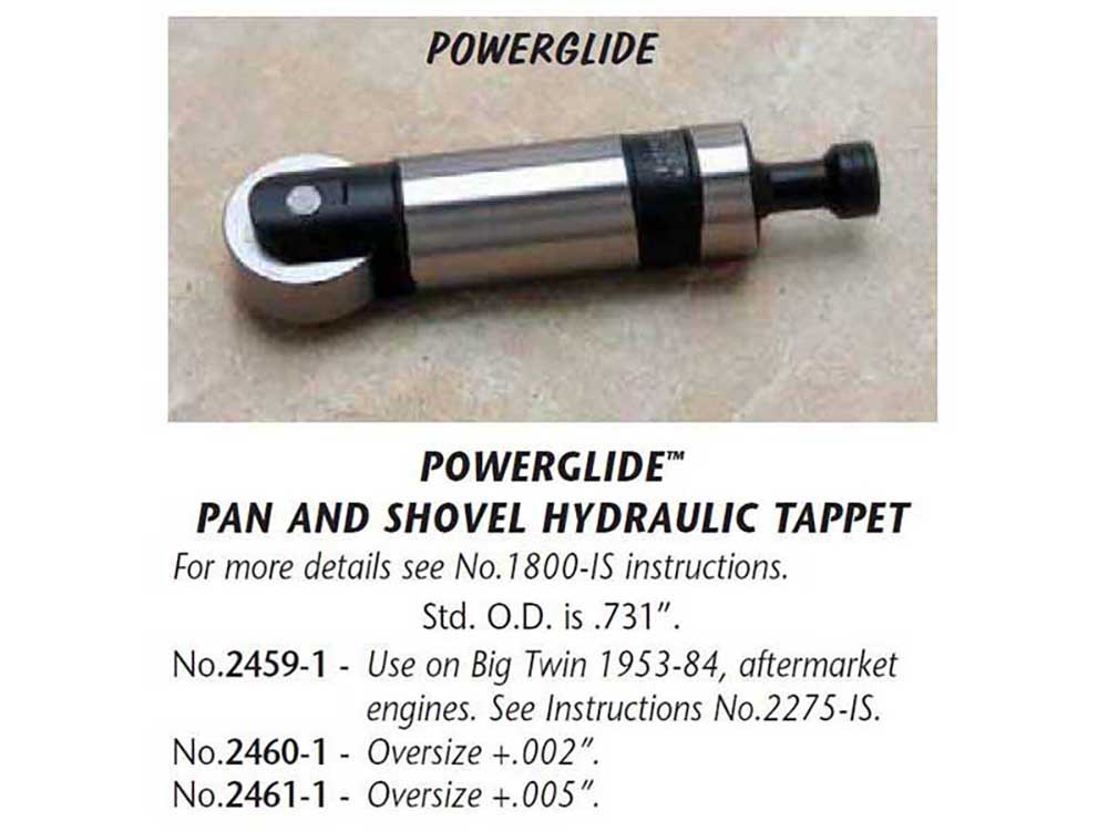 Jims Powerglide Hydraulic Tappet. Fits Big Twin 1953-1984.