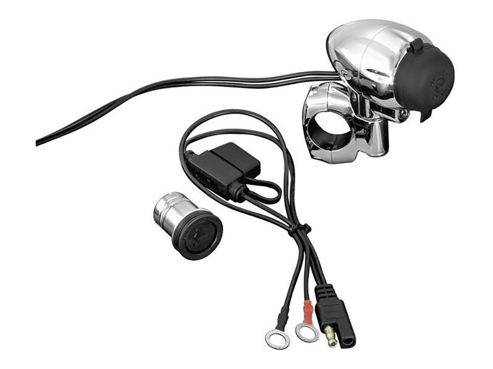 Kuryakyn Electrical Power Point with 1in. Bar Clamp.