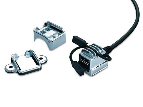 Kuryakyn USB Power Source – Chrome.