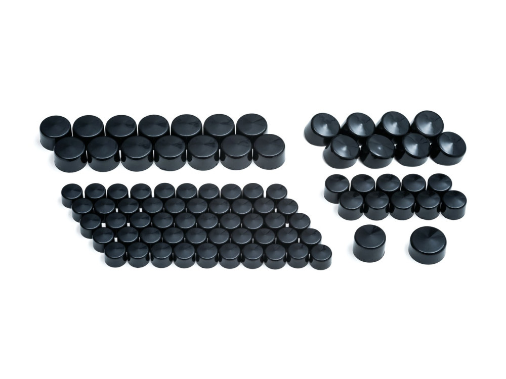 Kool Kaps; Indian, Blk Bolt Cvr Kit