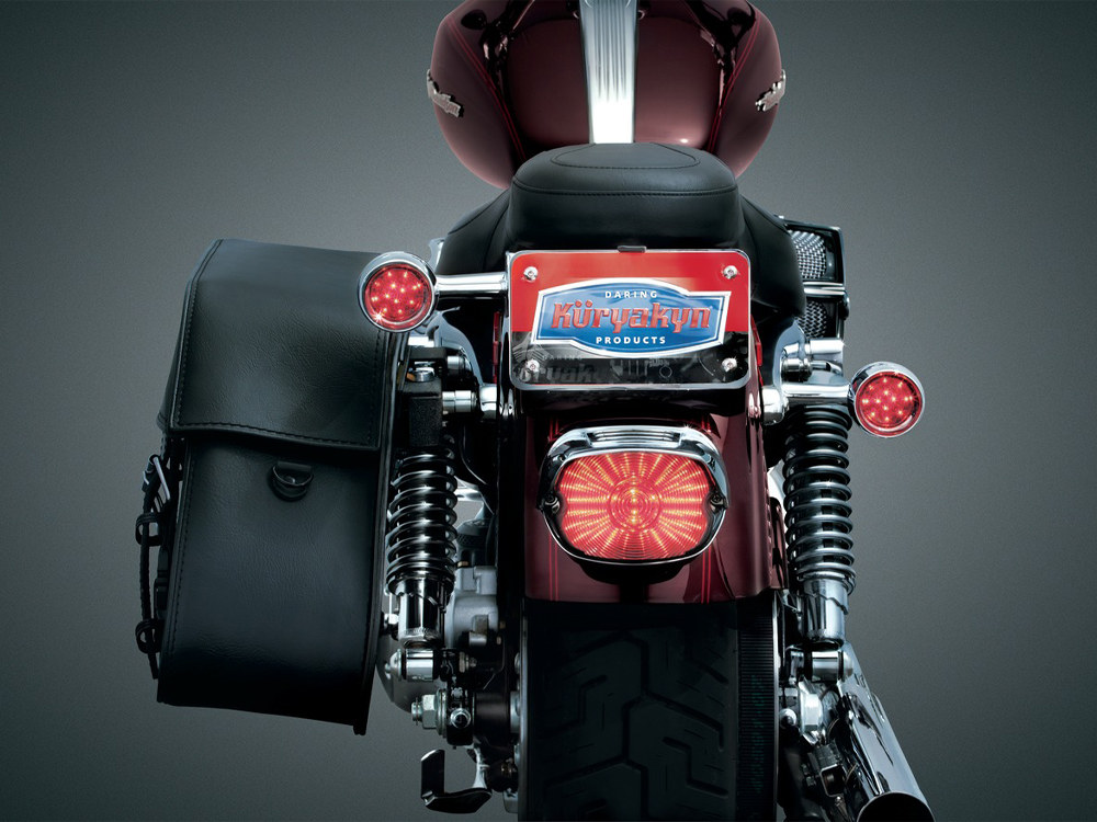 Kuryakyn Number Plate & Turn Signal Relocation Kit – Chrome.