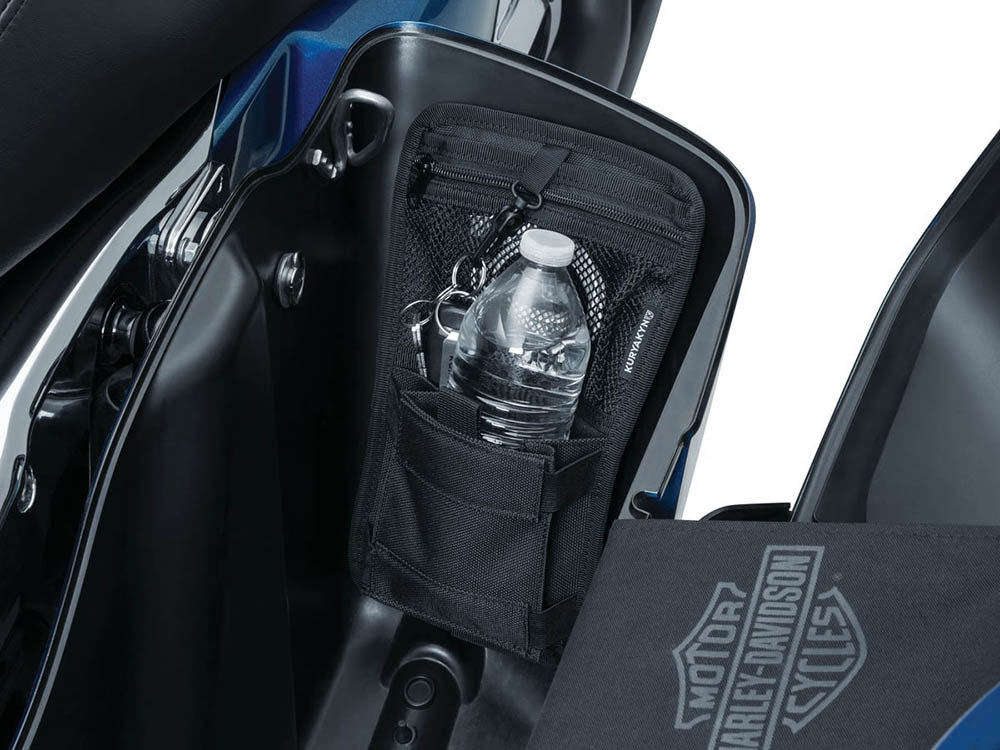 Kuryakyn Internal Saddlebag Organizer – Black. Fits Touring with OEM Hard Saddlebags.