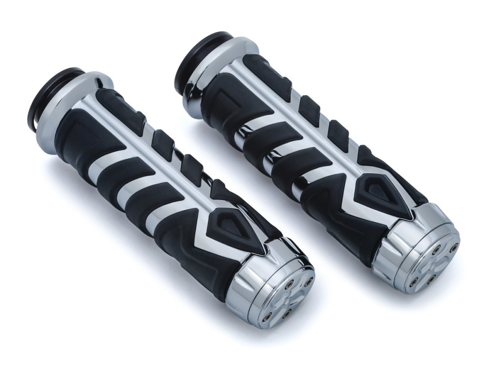 Handgrips; Spear Indian%2718up Chr