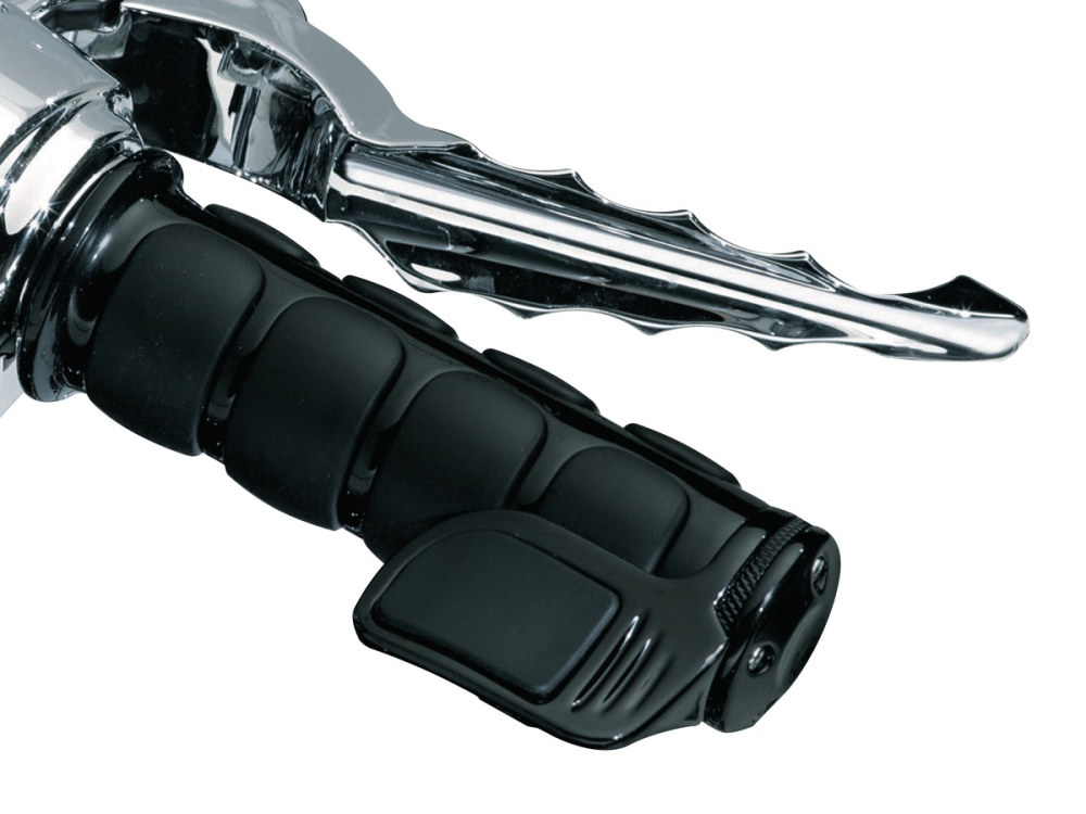 Kuryakyn Right Side Contoured ISO-Throttle Boss – Gloss Black