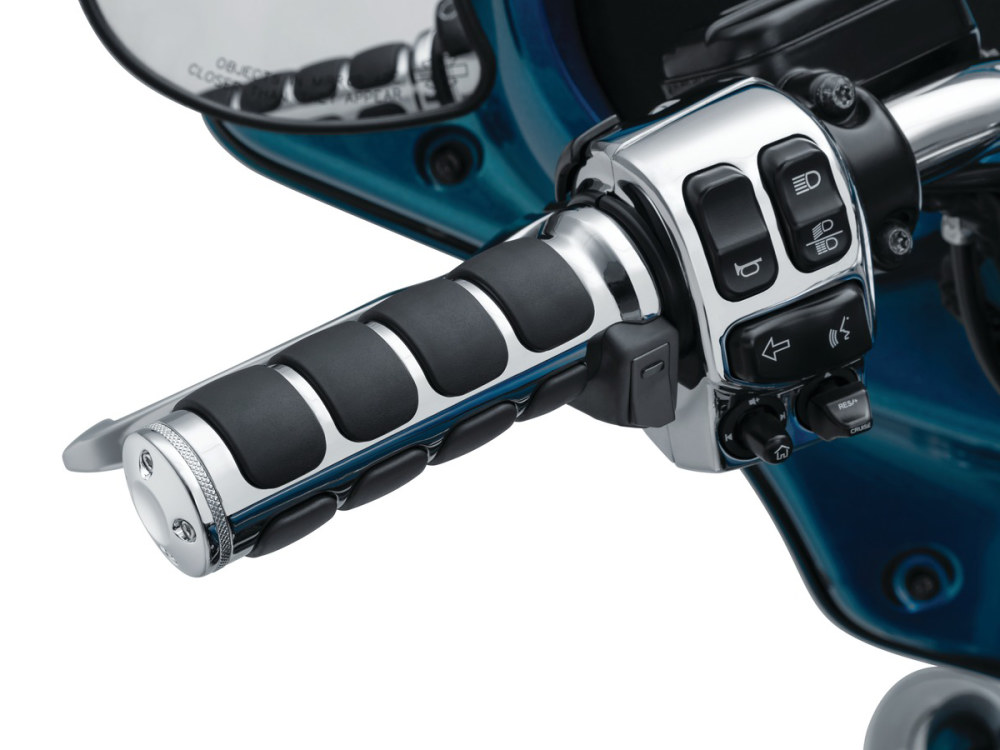 Handgrips; TBW%2708-24,Heated ISO Chr