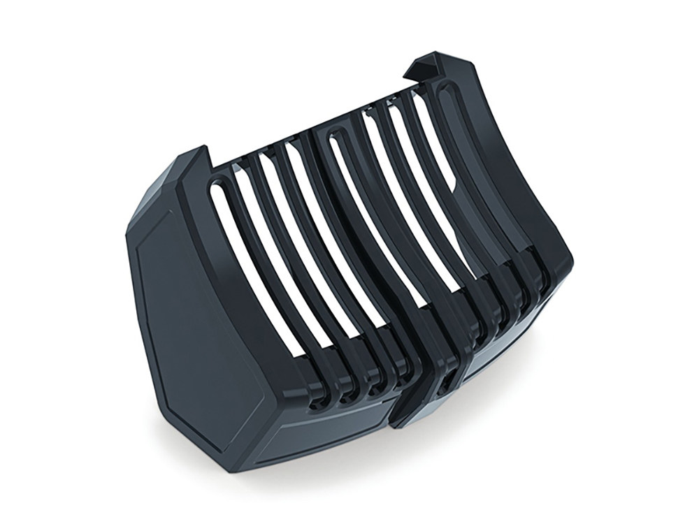 Kuryakyn Precision Oil Cooler Cover – Black. Fits Touring 2017up.