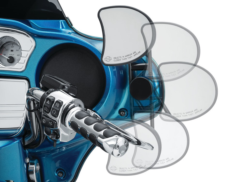 Kuryakyn Adjustable Drop Mirror Mount. Fits Street Glide 2014up.