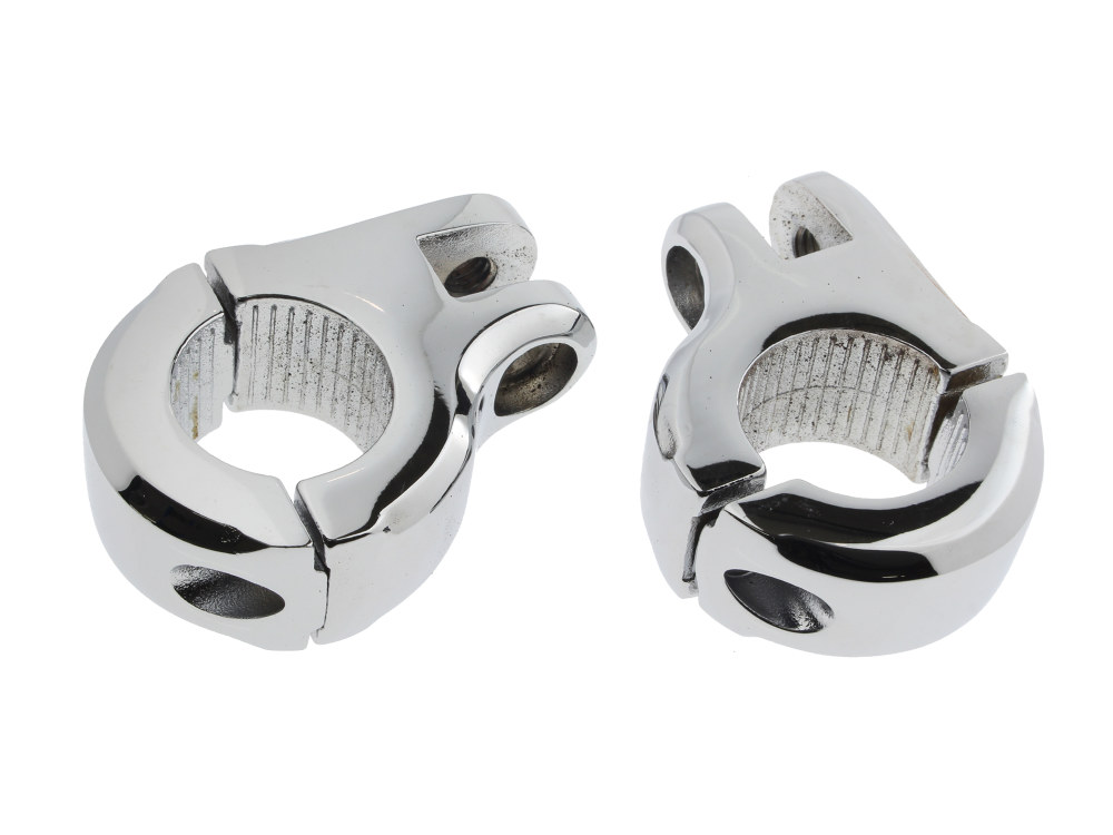 Kuryakyn Brute Highway Footpeg Mounts – Chrome. 