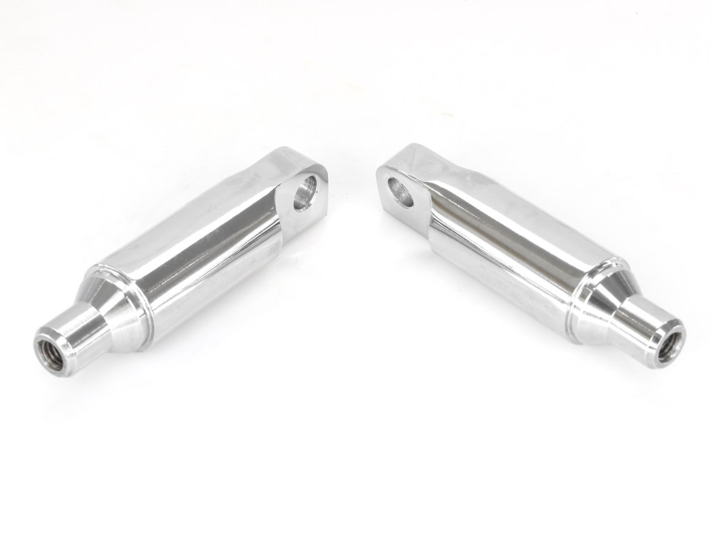 Kuryakyn 2-1/2in. Long Male Mount Footpeg Extensions – Chrome.