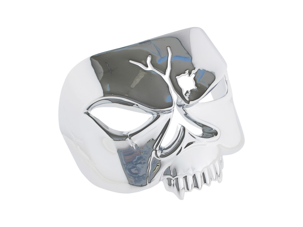 Kuryakyn Zombie Taillight Cover – Chrome. Fits most H-D 1973up with Square OEM Taillight on Fender Top.