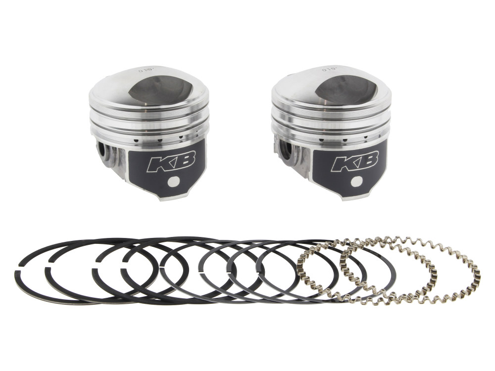 KEITH BLACK PISTONS +.010in. Pistons with 8.5:1 Compression Ratio. Fits Big Twin 1941-1979 with 1200cc Engine.
