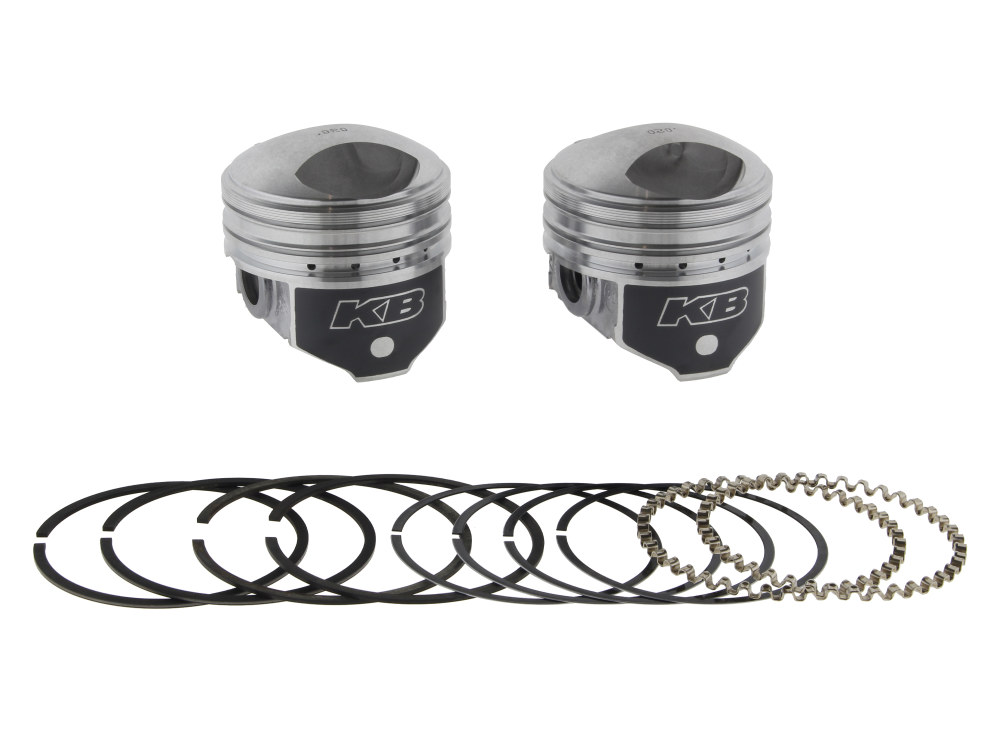 KEITH BLACK PISTONS +.020in. Pistons with 8.5:1 Compression Ratio. Fits Big Twin 1941-1979 with 1200cc Engine.