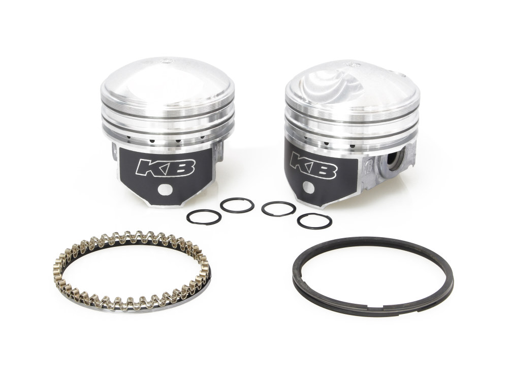 KEITH BLACK PISTONS +.030in. Pistons with 8.5:1 Compression Ratio. Fits Big Twin 1941-1979 with 1200cc Engine.