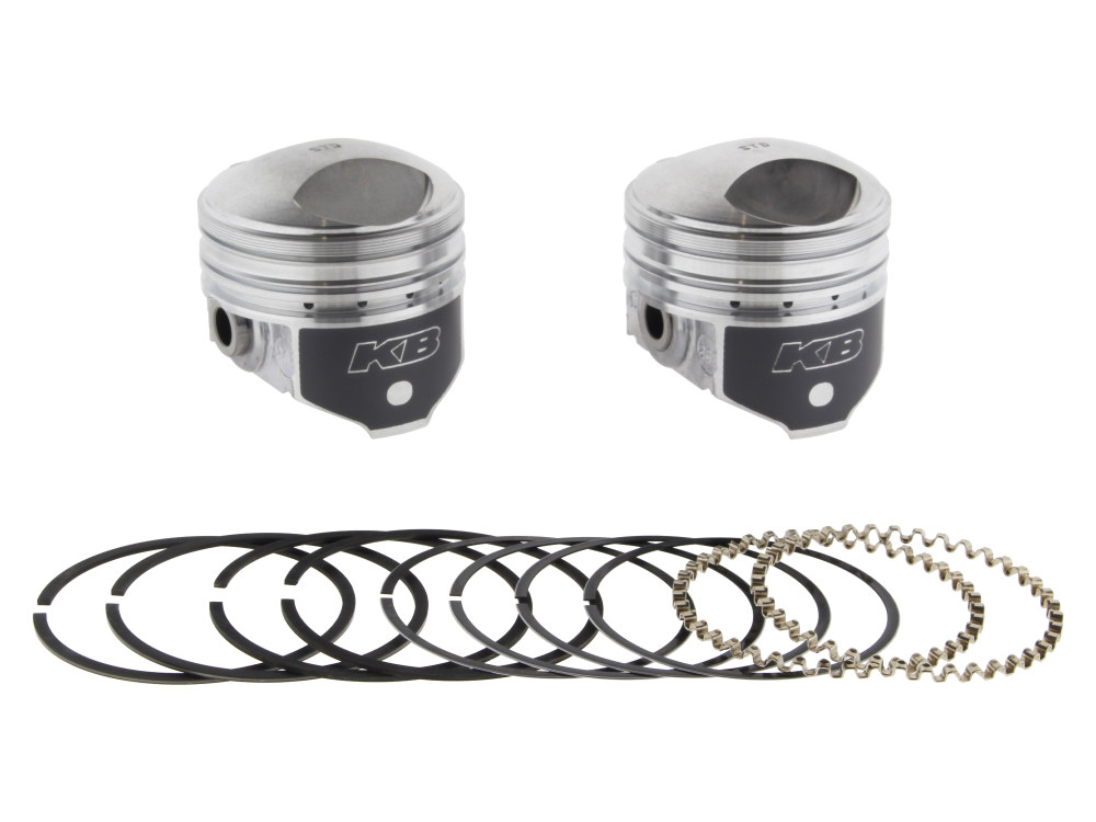 KEITH BLACK PISTONS Std Pistons with 8.5:1 Compression Ratio. Fits Big Twin 1941-1979 with 1200cc Engine.