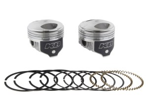 KEITH BLACK PISTONS +.040in. Dome Top Pistons with 8.3:1 Compression Ratio. Fits Big Twin 1978-1984 with 1340cc Shovel Engine. KEITH BLACK PISTONS +.040in. Dome Top Pistons with 8.3:1 Compression Ratio. Fits Big Twin 1978-1984 with 1340cc Shovel Engine.