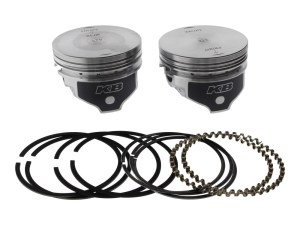 KEITH BLACK PISTONS Std Flat Top Pistons  with 9.1:1 Compression Ratio. Fits Sportster 1986-2003 with Big Bore 883cc to 1200cc Conversion. KEITH BLACK PISTONS Std Flat Top Pistons  with 9.1:1 Compression Ratio. Fits Sportster 1986-2003 with Big Bore 883cc to 1200cc Conversion.