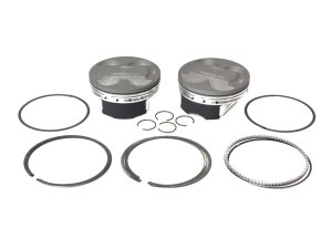KEITH BLACK PISTONS Std Pistons with 11.7:1 Compression Ratio. Fits Milwaukee-Eight 2017up with Big Bore 114 or 117ci to 128ci 4.250in. Cylinders. KEITH BLACK PISTONS Std Pistons with 11.7:1 Compression Ratio. Fits Milwaukee-Eight 2017up with Big Bore 114 or 117ci to 128ci 4.250in. Cylinders.